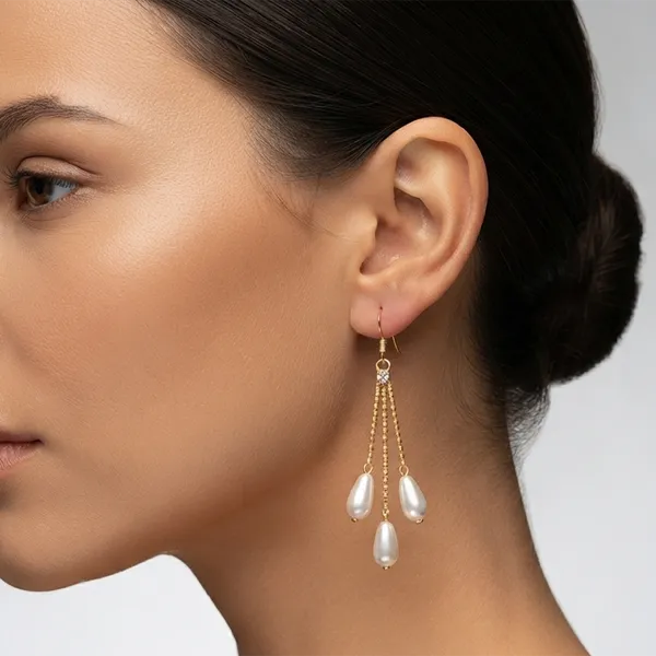 The99jewel_Magnificent_Gold_Plated_Pearl_Dangler_Earrings_For_Women_Gold