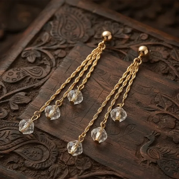 The99jewel_Magnificent_Gold_Plated_Crystal_Stone_Dangler_Earrings_For_Women_Gold
