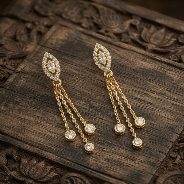 The99jewel_Magnificent_Gold_Plated_Crystal_Stone_Dangler_Earrings_For_Women_Gold