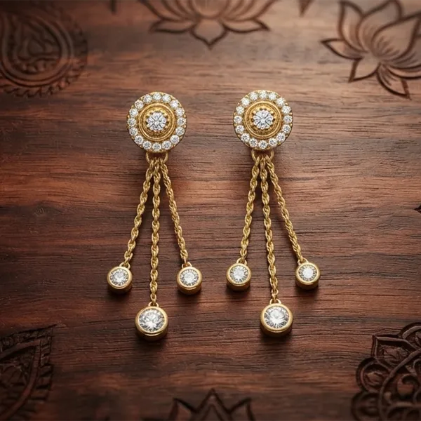 The99jewel_Magnificent_Gold_Plated_Crystal_Stone_Dangler_Earrings_For_Women_Gold