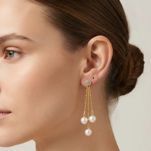 The99jewel_Magnificent_Gold_Plated_Pearl_Dangler_Earrings_For_Women_Gold