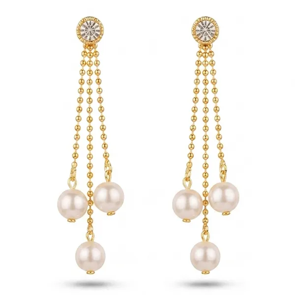 The99jewel_Magnificent_Gold_Plated_Pearl_Dangler_Earrings_For_Women_Gold
