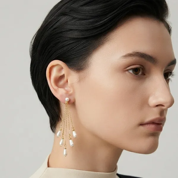 The99jewel_Magnificent_Gold_Plated_Pearl_Dangler_Earrings_For_Women_Gold