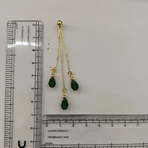 The99jewel_Magnificent_Gold_Plated_Crystal_Stone_Dangler_Earrings_For_Women_Green