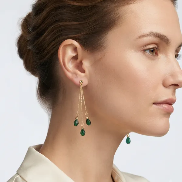 The99jewel_Magnificent_Gold_Plated_Crystal_Stone_Dangler_Earrings_For_Women_Green