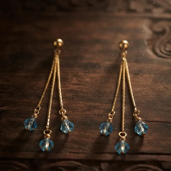 The99jewel_Magnificent_Gold_Plated_Crystal_Stone_Dangler_Earrings_For_Women_Light_Blue