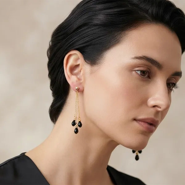 The99jewel_Magnificent_Gold_Plated_Crystal_Stone_Dangler_Earrings_For_Women_Black