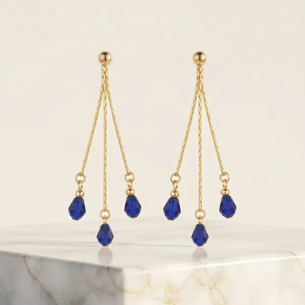 The99jewel_Magnificent_Gold_Plated_Crystal_Stone_Dangler_Earrings_For_Women_Blue