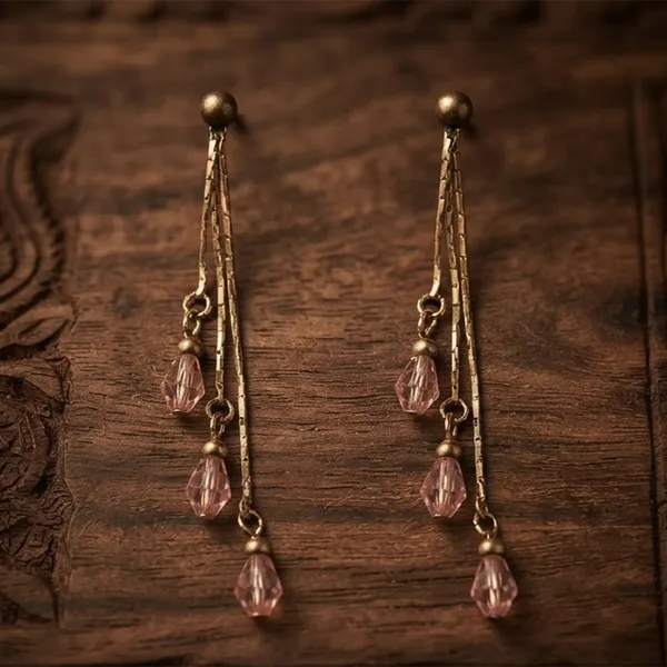 The99jewel_Magnificent_Gold_Plated_Crystal_Stone_Dangler_Earrings_For_Women_Light_Pink