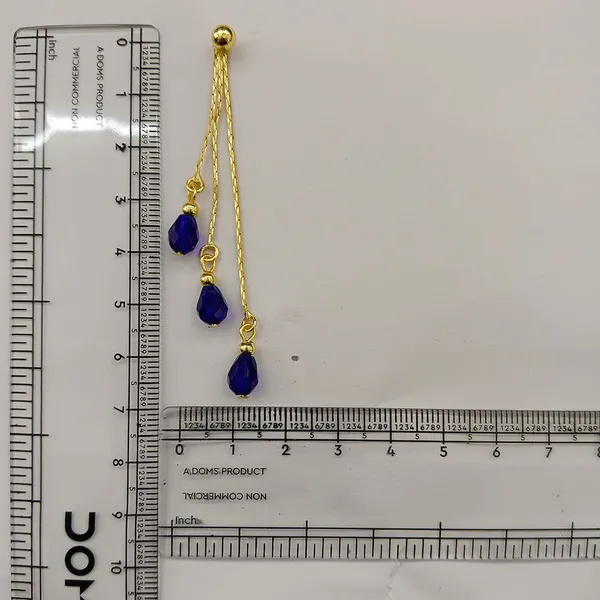 The99jewel_Magnificent_Gold_Plated_Crystal_Stone_Dangler_Earrings_For_Women_Blue