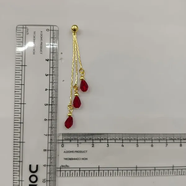 The99jewel_Magnificent_Gold_Plated_Crystal_Stone_Dangler_Earrings_For_Women_Red