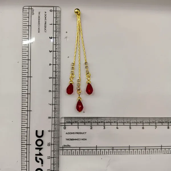 The99jewel_Magnificent_Gold_Plated_Crystal_Stone_Dangler_Earrings_For_Women_Red
