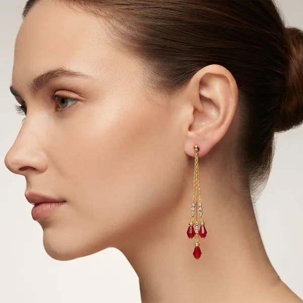 The99jewel_Magnificent_Gold_Plated_Crystal_Stone_Dangler_Earrings_For_Women_Red