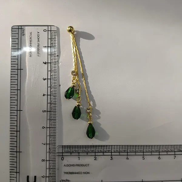 The99jewel_Magnificent_Gold_Plated_Crystal_Stone_Dangler_Earrings_For_Women_Green