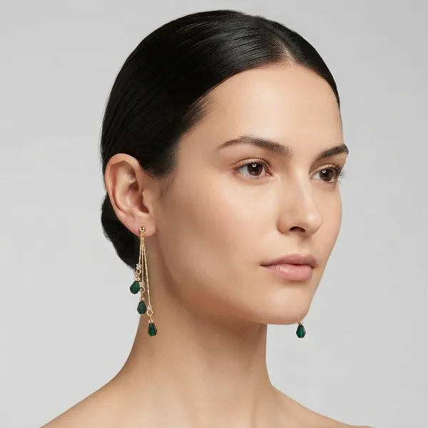 The99jewel_Magnificent_Gold_Plated_Crystal_Stone_Dangler_Earrings_For_Women_Green