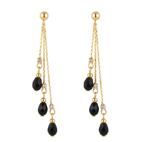 The99jewel_Magnificent_Gold_Plated_Crystal_Stone_Dangler_Earrings_For_Women_Black