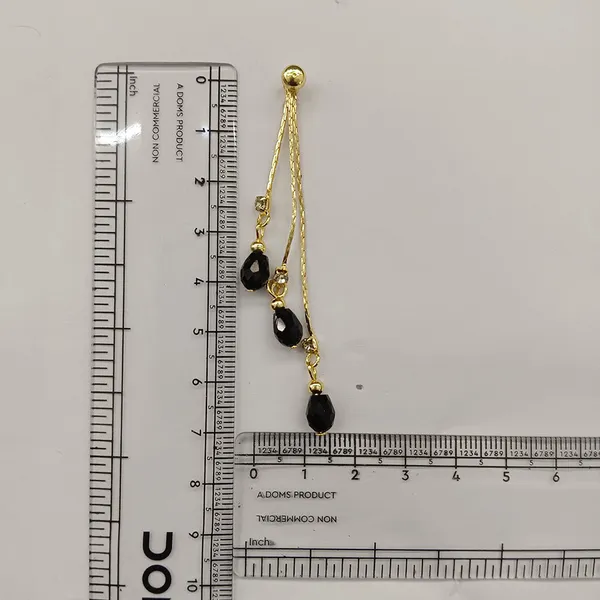 The99jewel_Magnificent_Gold_Plated_Crystal_Stone_Dangler_Earrings_For_Women_Black