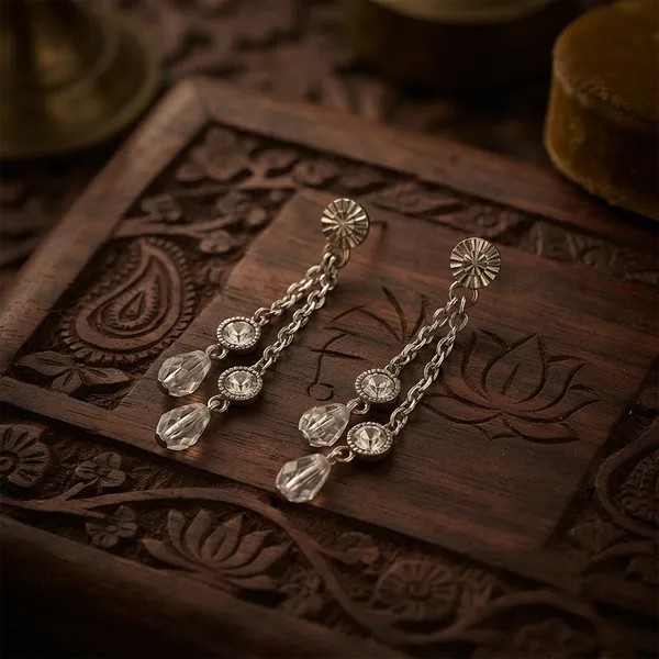 The99jewel_Magnificent_Silver_Plated_Crystal_Stone_Dangler_Earrings_For_Women_Silver