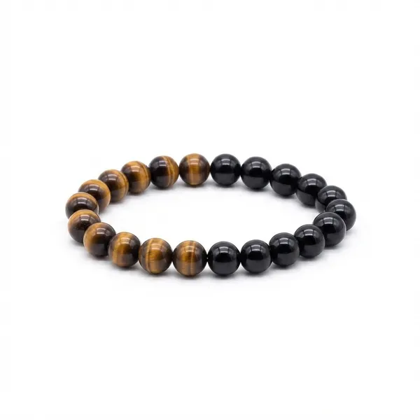 The99jewel_Tiger_Beads_Bracelet_For_Men_Women_Trendy_Beaded_Fashion_Jewellery_Black