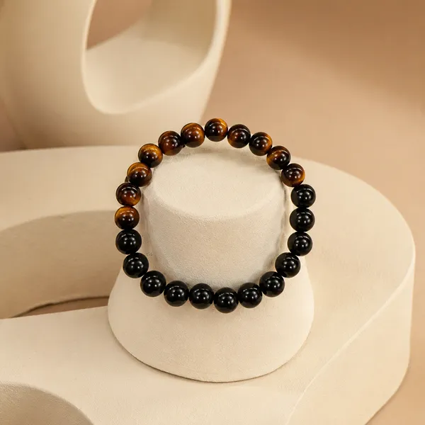 The99jewel_Tiger_Beads_Bracelet_For_Men_Women_Trendy_Beaded_Fashion_Jewellery_Black