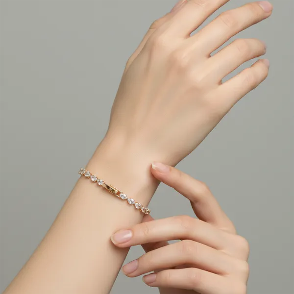 The99jewel_American_Diamond_Stylish_Bracelet_For_Women_And_Girls_Rose_Gold