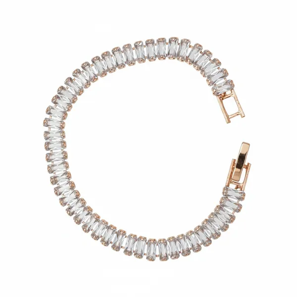 The99jewel_American_Diamond_Stylish_Bracelet_For_Women_And_Girls_Rose_Gold