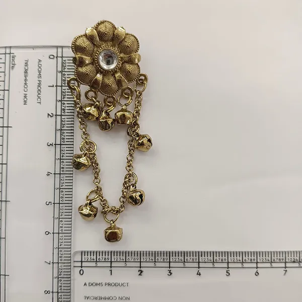 The99jewel_Royal_Kashmiri_Inspired_Mehndi_Plated_Ghungroo_Dangler_Earrings_White