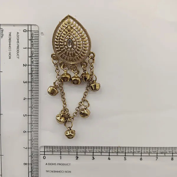 The99jewel_Royal_Kashmiri_Inspired_Mehndi_Plated_Ghungroo_Dangler_Earrings_White