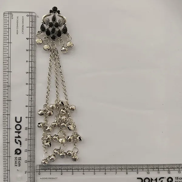 The99jewel_Traditional_Kashmiri_Silver_Finish_Ghungroo_Dangler_Earrings_For_Women_Black