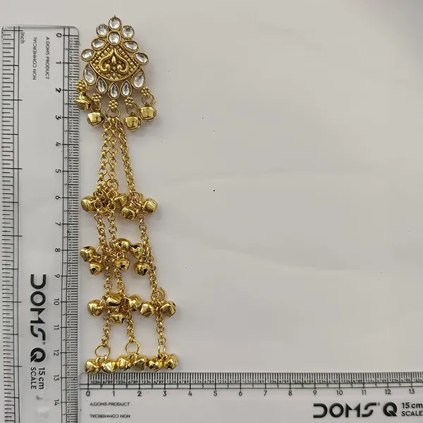 The99jewel_Royal_Kashmiri_Inspired_Gold_Plated_Ghungroo_Dangler_Earrings_White