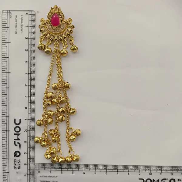 The99jewel_Royal_Kashmiri_Inspired_Gold_Plated_Ghungroo_Dangler_Earrings_Pink