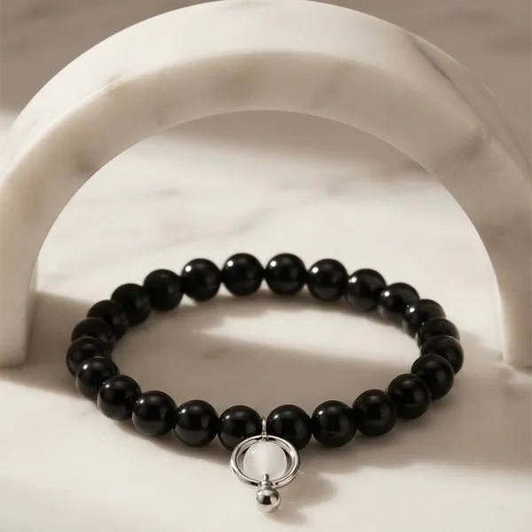 The99jewel_Fashion_Beaded_Bracelet_For_Women_Black