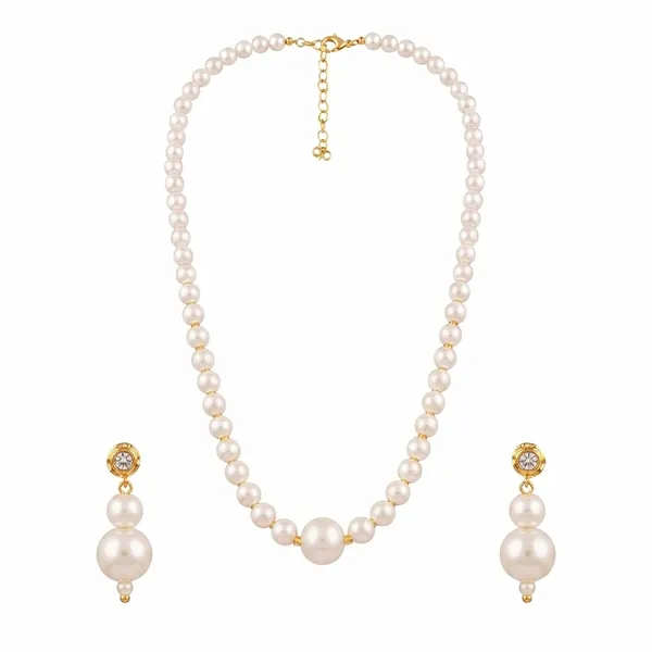 The99jewel_Stylish_Pearl_Beaded_Mala_Necklace_Set_For_Women_Trendy_Ethnic_Fashion_Jewellery_White