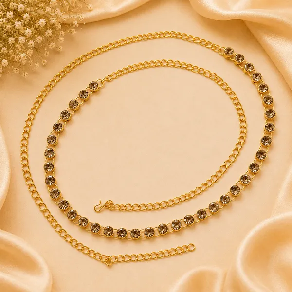 The99jewel_Elegant_Austrian_Stone_Kamarbandh_Waist_Chain_For_Women_And_Girls_Gold