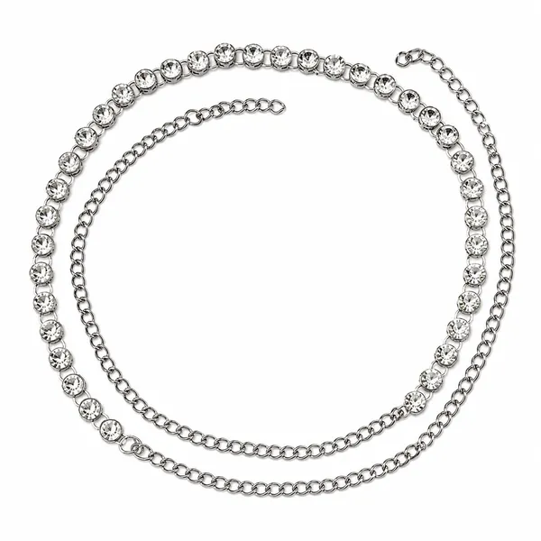 The99jewel_Elegant_Austrian_Stone_Kamarbandh_Waist_Chain_For_Women_And_Girls_Silver