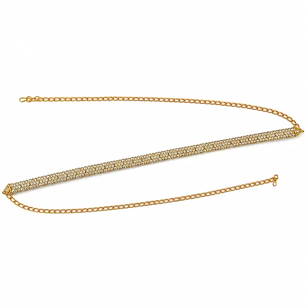 The99jewel_Elegant_Austrian_Stone_Kamarbandh_Waist_Chain_For_Women_And_Girls_White