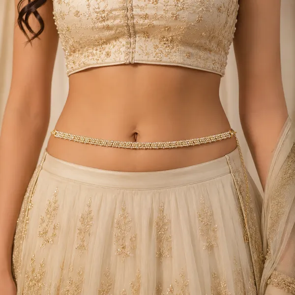 The99jewel_Elegant_Austrian_Stone_Kamarbandh_Waist_Chain_For_Women_And_Girls_White