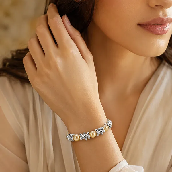 The99jewel_2tone_Beads_Stylish_Bracelets_For_Women_2tone