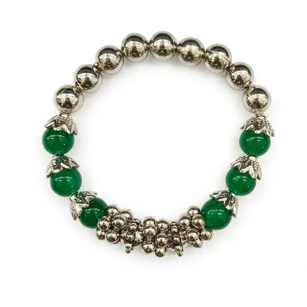 The99jewel_Green_Beads_Stylish_Bracelets_For_Women_Green