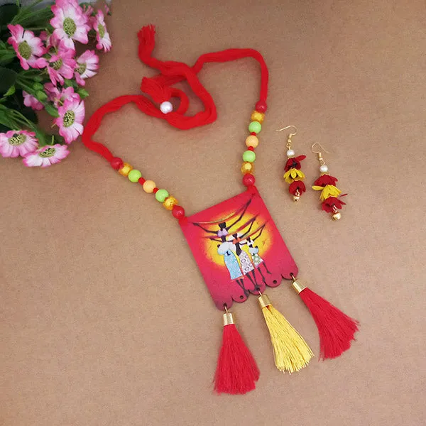 The99jewel_Digital_Printed_Wooden_Necklace_Set_Multi