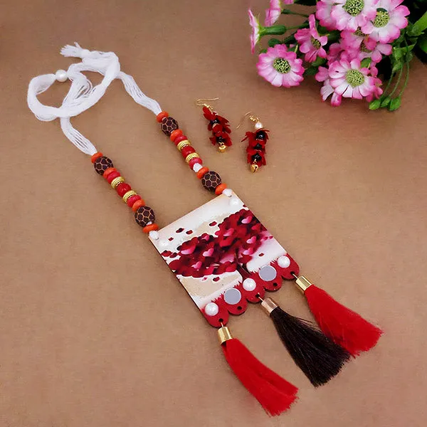 The99jewel_Digital_Printed_Wooden_Necklace_Set_Multi