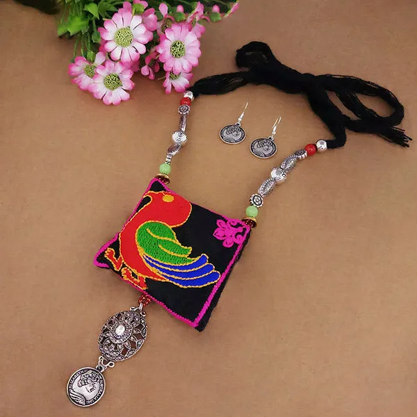 The99jewel_Handmade_Embroidery_Necklace_Multi