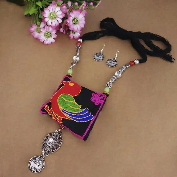 The99jewel_Handmade_Embroidery_Necklace_Multi