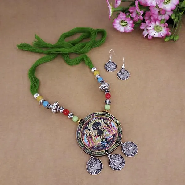 The99jewel_Digital_Printed_Wooden_Necklace_Set_Multi