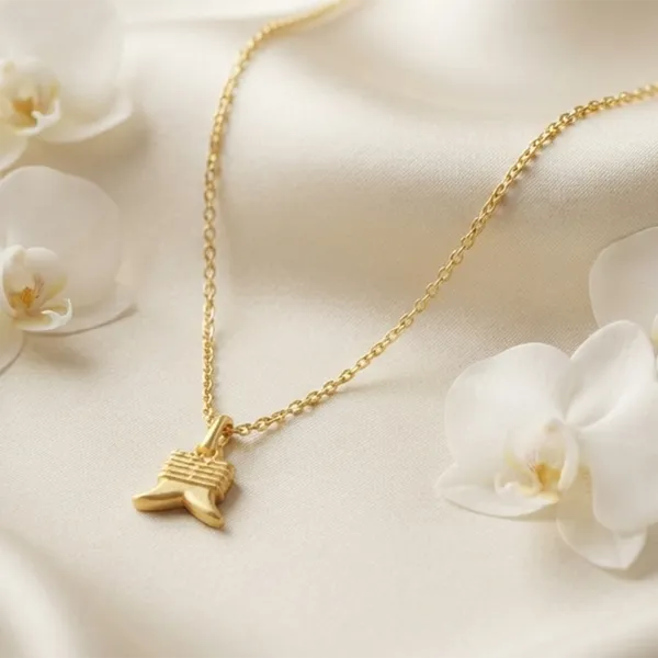 The99jewel_Modern_Gold_Plated_Chain_Pendant_For_Women_Gold