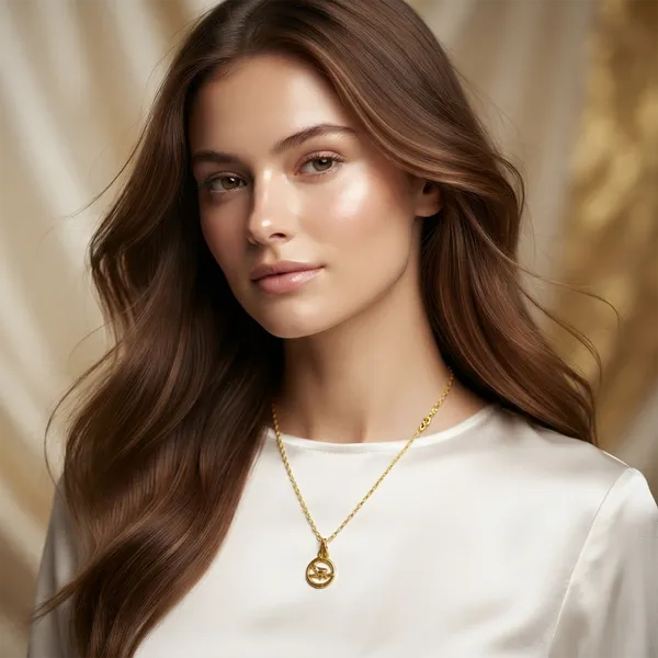 The99jewel_Modern_Gold_Plated_Bird_Shape_Chain_Pendant_For_Women_Gold