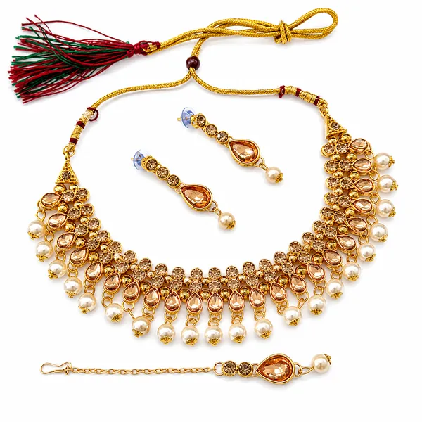 The99jewel_Gorgeous_Austrian_Stone_Pearl_Choker_Necklace_Set_For_Women_Bridal_Festive_Jewellery_Lct