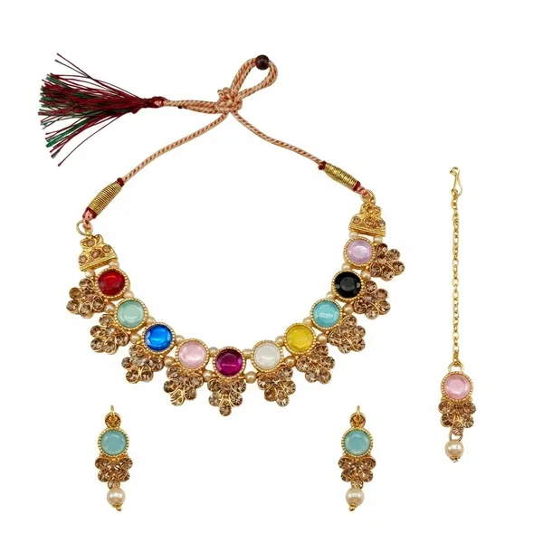 The99jewel_Traditional_Austrian_Crystal_Stone_Pearl_Choker_Necklace_Set_For_Women_Fashion_Jewellery_Multi