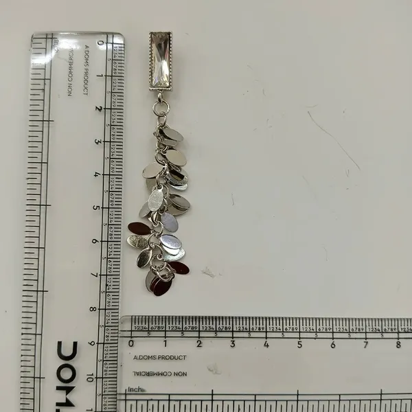 The99jewel_Trendy_Long_Tassel_Earrings_Drop_For_Women_Silver