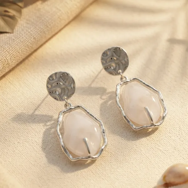 The99jewel_Trendy_Ethnic_White_Marble_Rasin_Dangler_Earrings_For_Women_Wedding_Festive_Wear_Jewellery_Silver